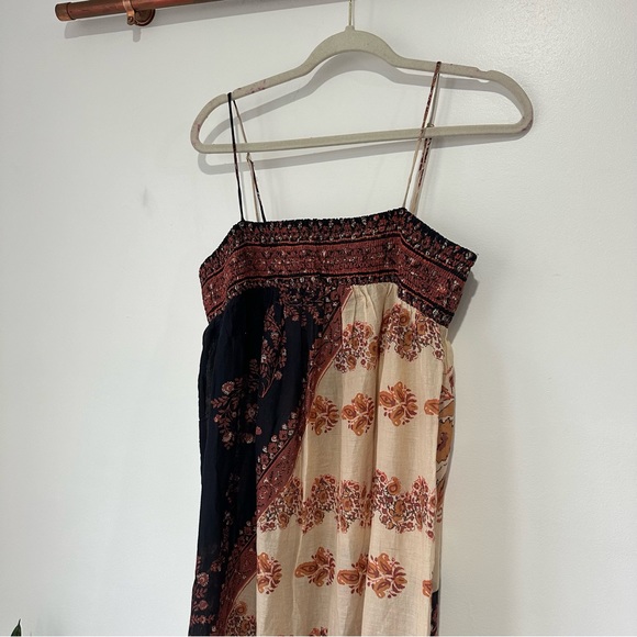 NEW Free People Bali Saltwater Floral Patchwork Maxi Slip Dress - Picture 4 of 7